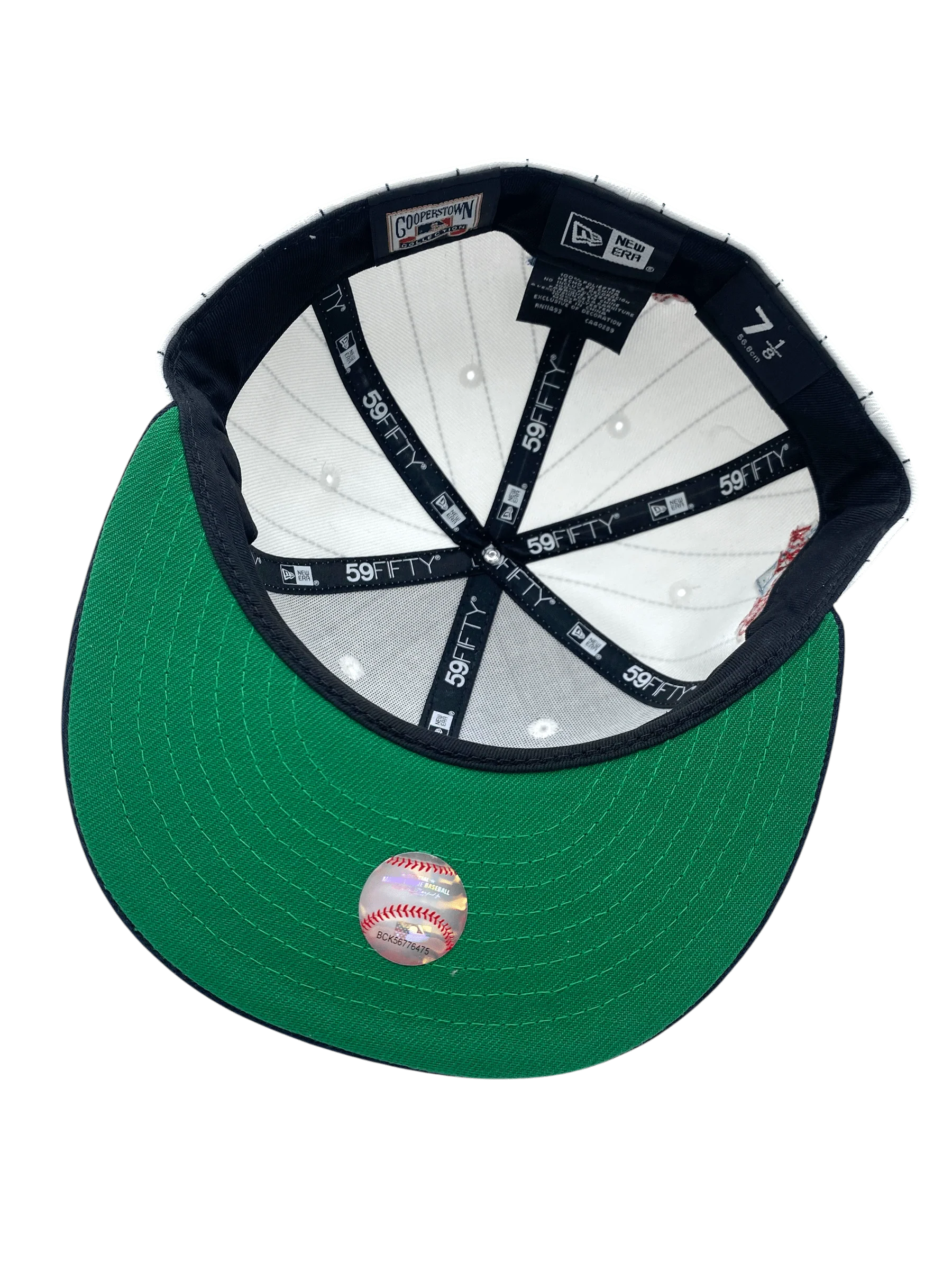 Adult Minnesota Twins New Era White Pinstripe Glory Days Custom Side Patch 59FIFTY Fitted Hat - Men's - Image 2