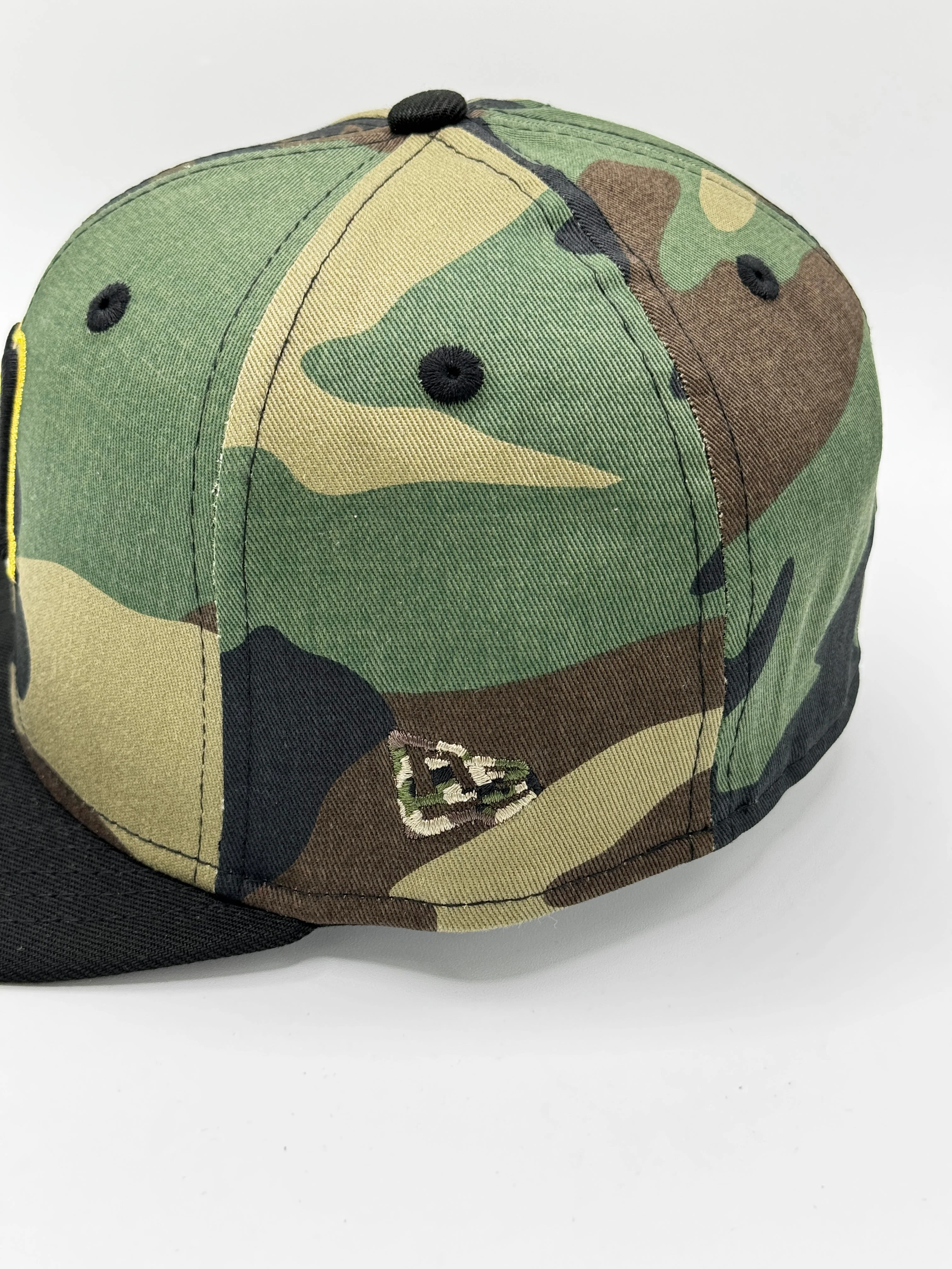 Adult Minnesota Twins New Era Woodland Camo M Logo Custom 59FIFTY Fitted Hat - Men's - Image 3