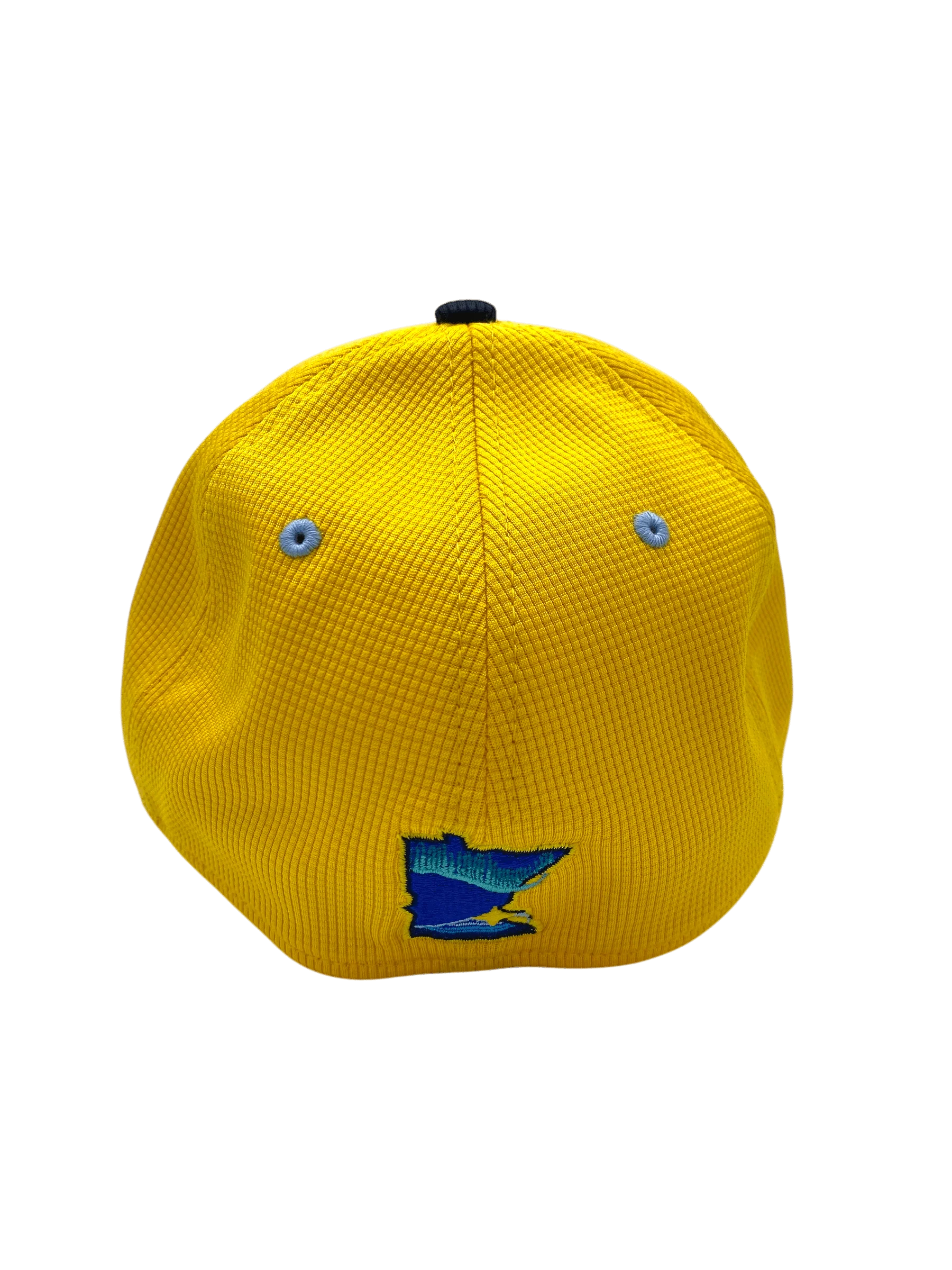 Adult Minnesota Twins New Era Yellow/Navy City Connect Team Batting Practice 39THIRTY Flex Hat - Men's - Image 2