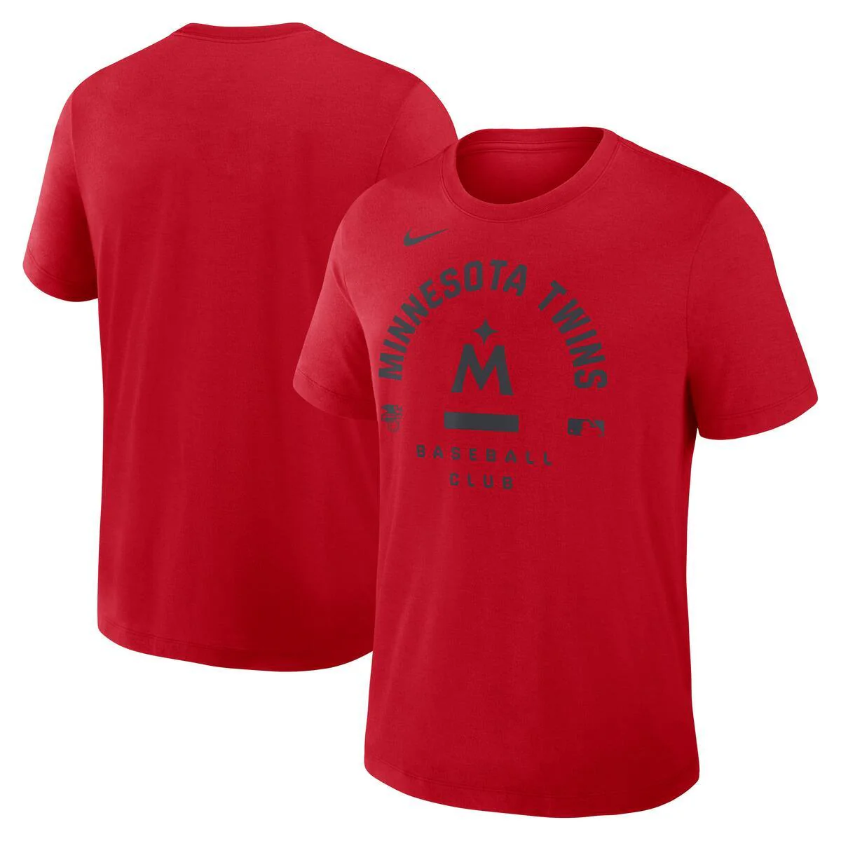 Adult Minnesota Twins Red Nike 2026 Authentic Collection Early Work T-Shirt - Men's