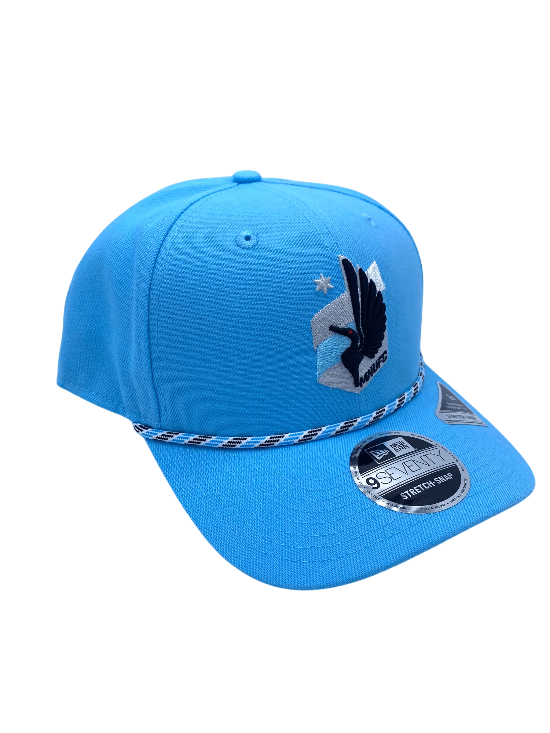 Adult Minnesota United FC New Era Light Blue Multi Roper 9SEVENTY Stretch-Snapback Hat - Men's - Image 5