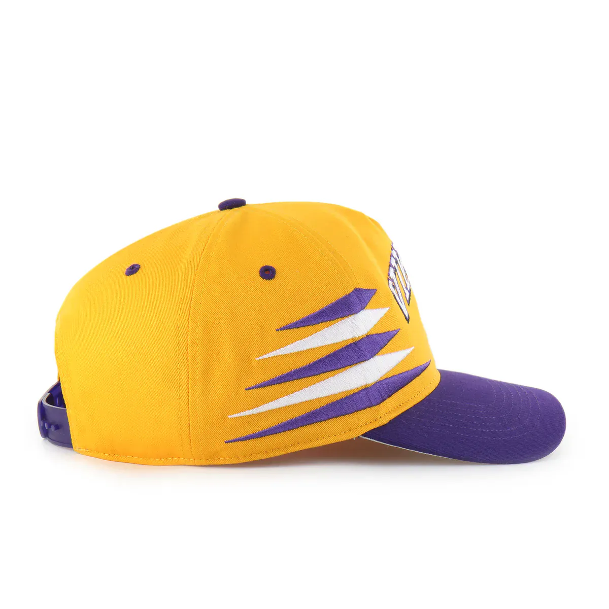 Adult Minnesota Vikings '47 Yellow Diamond Cut Hitch Adjustable Snapback Hat - Men's - Image 5