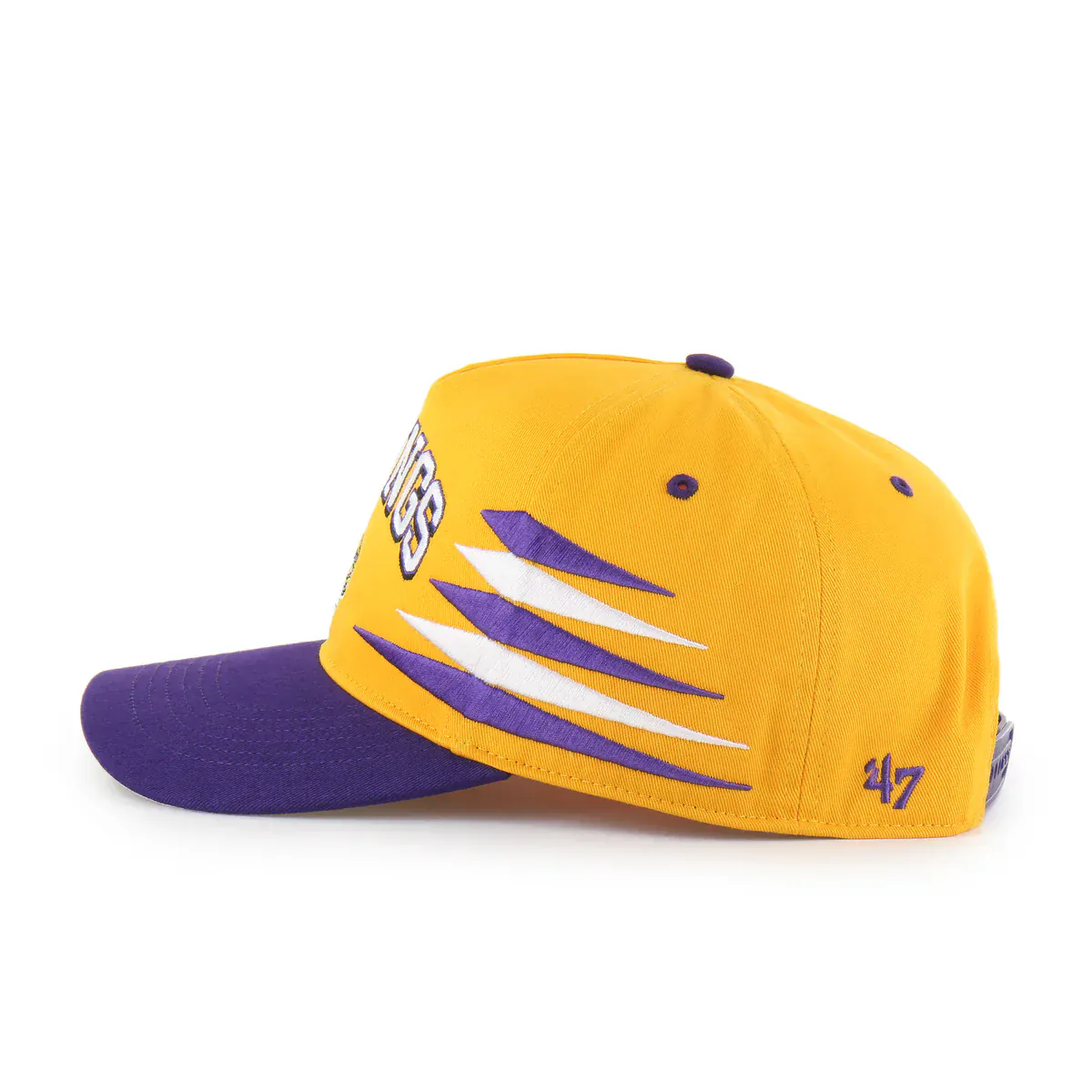 Adult Minnesota Vikings '47 Yellow Diamond Cut Hitch Adjustable Snapback Hat - Men's - Image 6