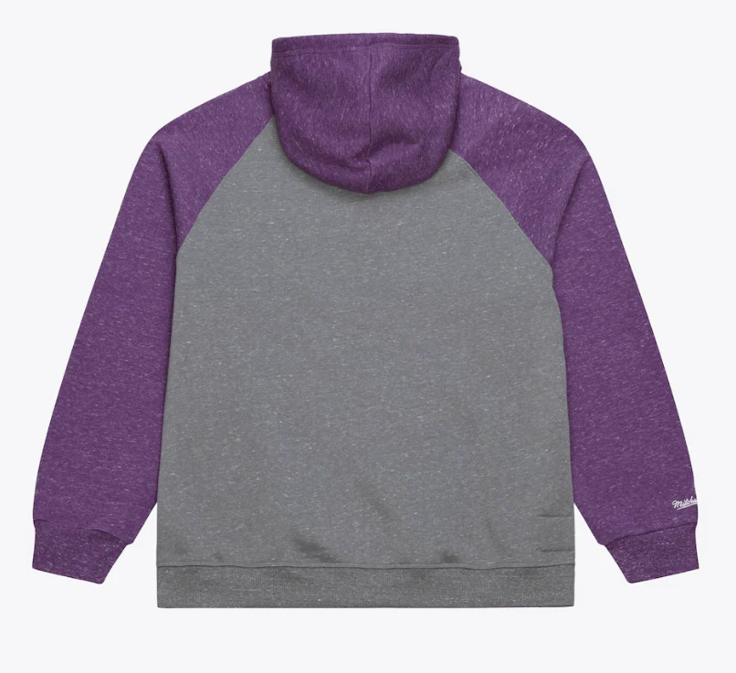 Adult Minnesota Vikings Mitchell & Ness Gray Winning Streak Fleece Hooded Sweatshirt - Men's - Image 2