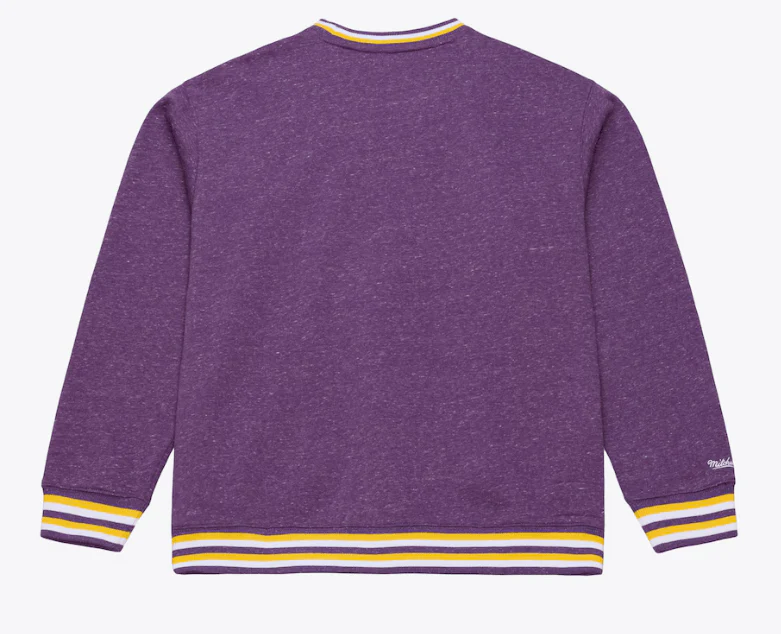 Adult Minnesota Vikings Mitchell & Ness Purple Winning Streak Fleece Crewneck Sweatshirt - Men's - Image 2