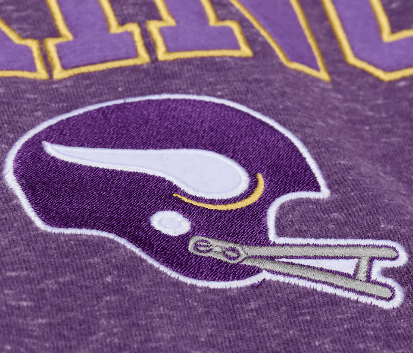 Adult Minnesota Vikings Mitchell & Ness Purple Winning Streak Fleece Crewneck Sweatshirt - Men's - Image 3