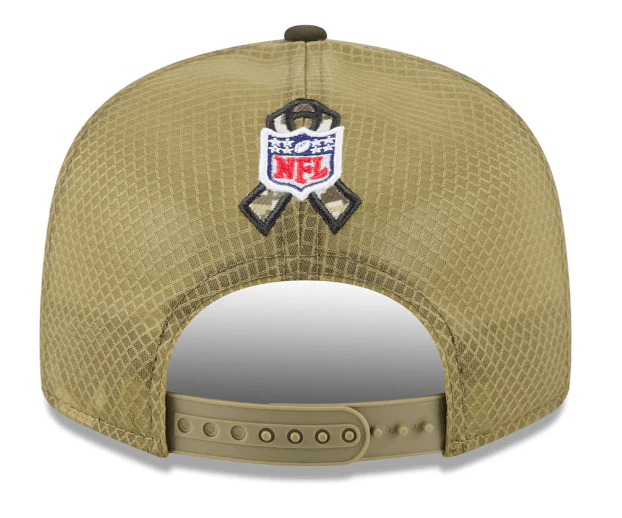 Adult Minnesota Vikings New Era 2025 Dark Green NFL Salute to Service Split Panel 9FIFTY Snapback Hat - Men's - Image 2