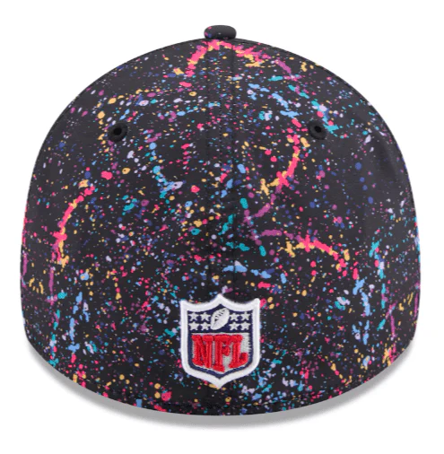 Adult Minnesota Vikings New Era Black 2025 NFL Crucial Catch 39THIRTY Flex Fit Hat - Men's - Image 2
