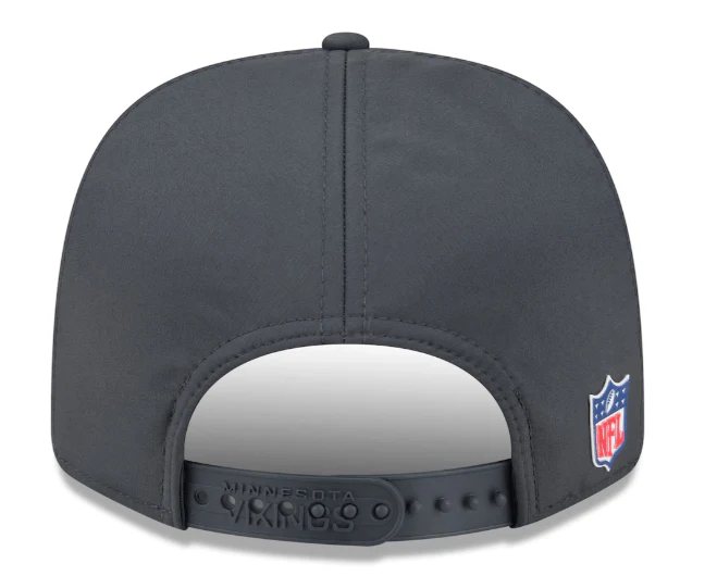 Adult Minnesota Vikings New Era Charcoal Gray 2025 NFL Sideline Cold Weather 9SEVENTY Adjustable Trucker Hat - Men's - Image 2