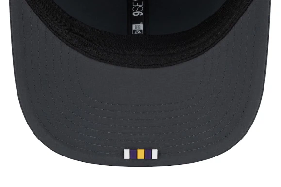 Adult Minnesota Vikings New Era Charcoal Gray 2025 NFL Sideline Cold Weather 9SEVENTY Adjustable Trucker Hat - Men's - Image 3