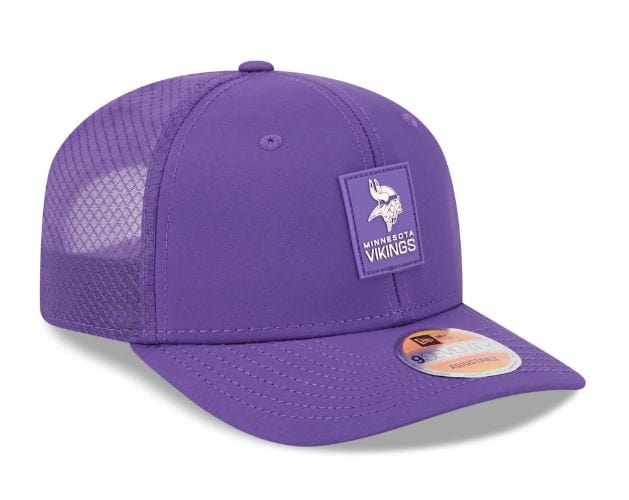 Adult Minnesota Vikings New Era Purple 2025 NFL Sideline 9SEVENTY Adjustable Trucker Hat - Men's - Image 4