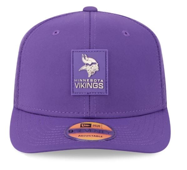 Adult Minnesota Vikings New Era Purple 2025 NFL Sideline 9SEVENTY Adjustable Trucker Hat - Men's - Image 5
