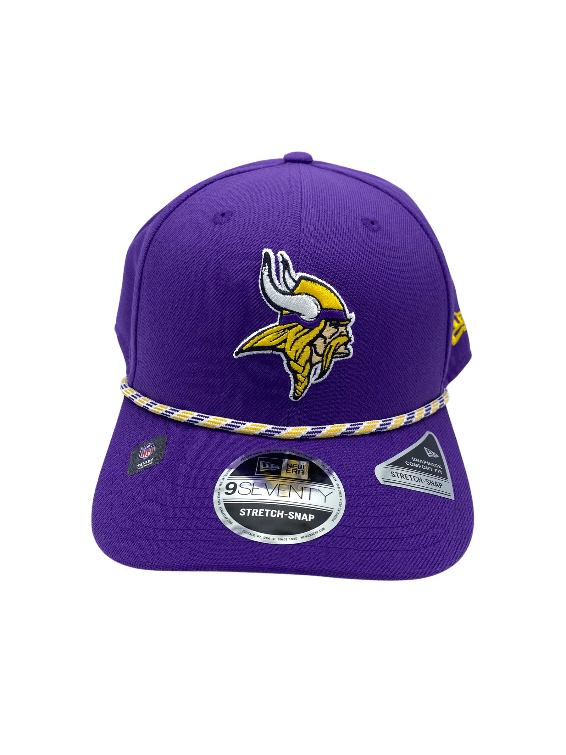 Adult Minnesota Vikings New Era Purple Multi Roper 9SEVENTY Stretch-Snapback Hat - Men's - Image 3