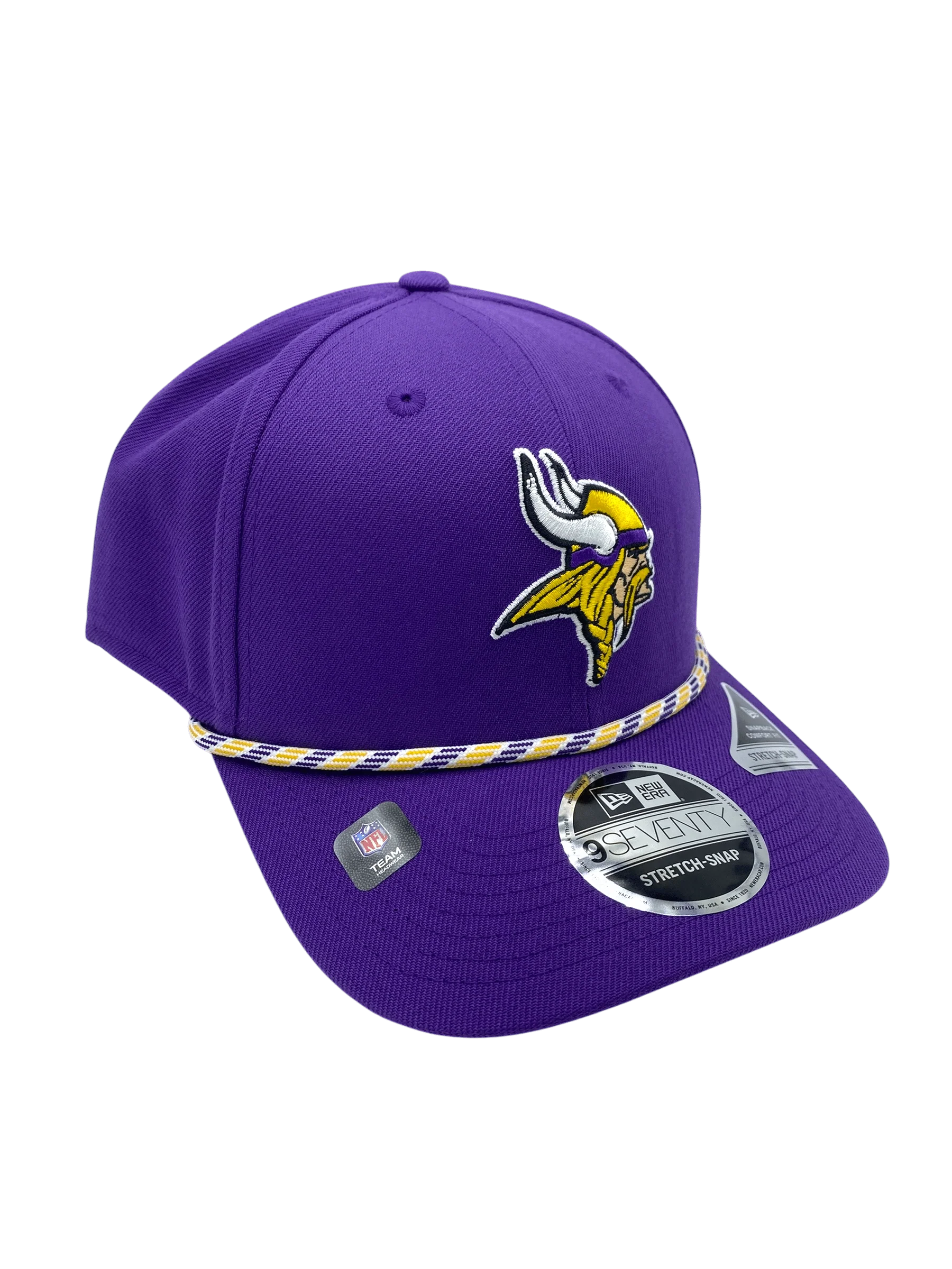 Adult Minnesota Vikings New Era Purple Multi Roper 9SEVENTY Stretch-Snapback Hat - Men's - Image 4