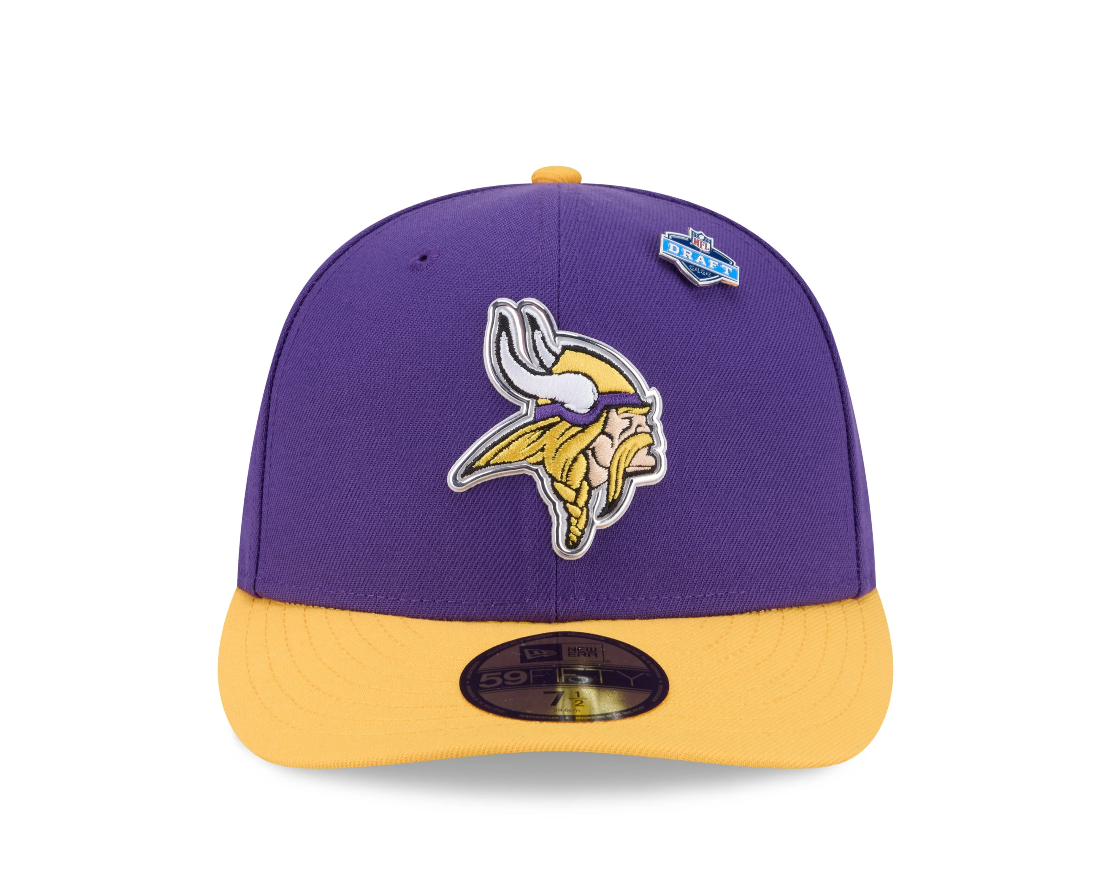 Adult Minnesota Vikings New Era Team Color 2026 NFL Draft 59FIFTY Fitted Hat - Men's - Image 3
