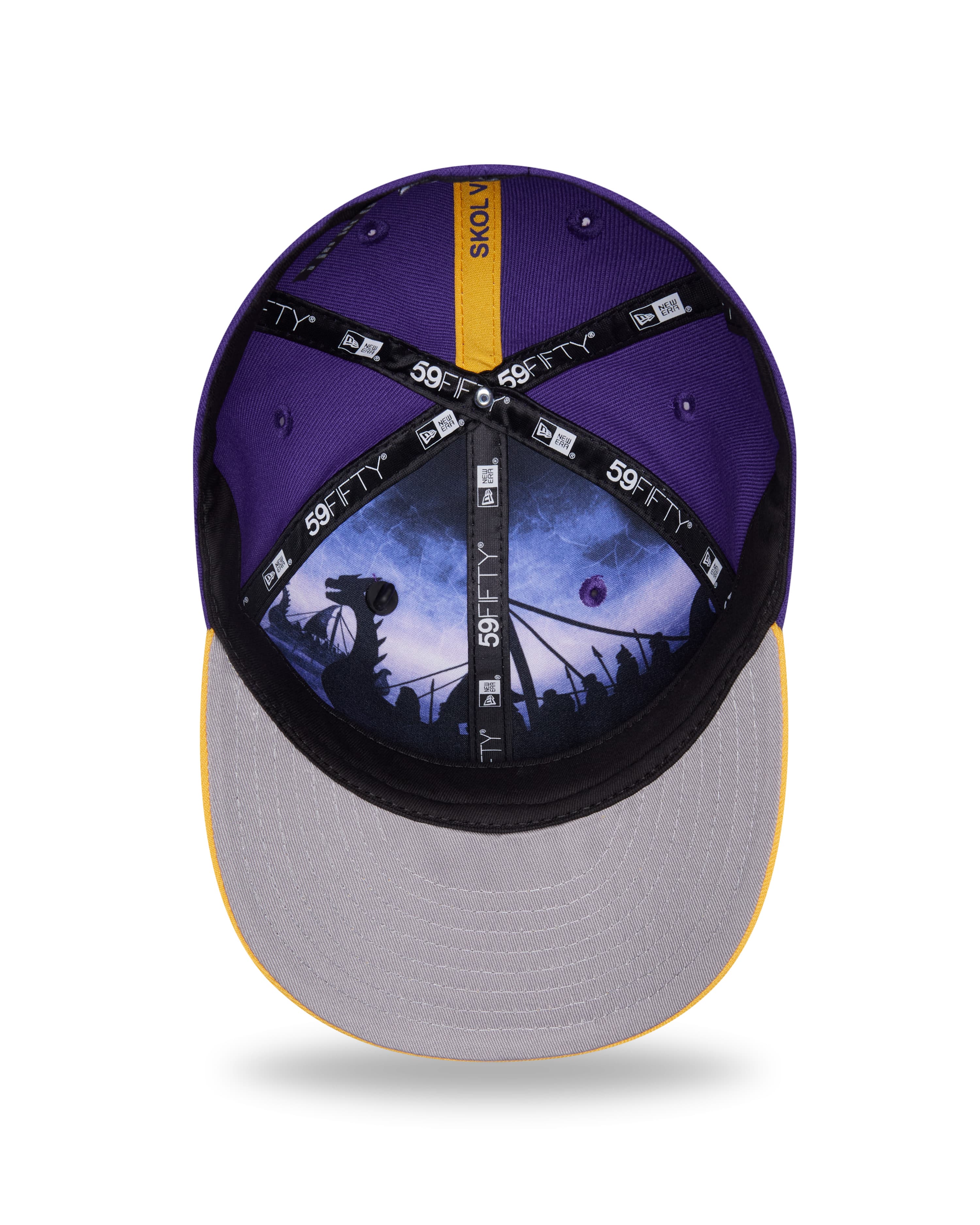 Adult Minnesota Vikings New Era Team Color 2026 NFL Draft 59FIFTY Fitted Hat - Men's - Image 4