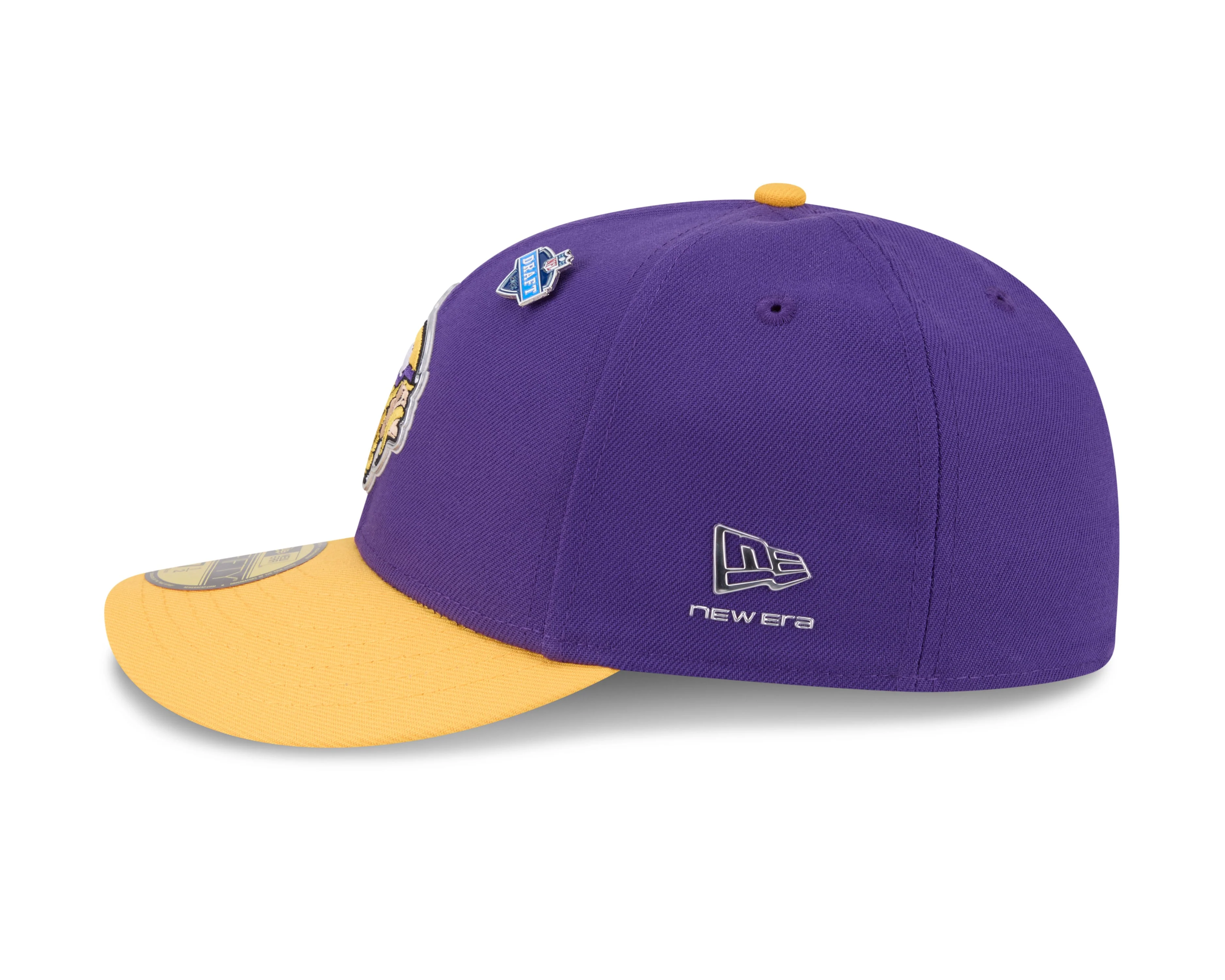 Adult Minnesota Vikings New Era Team Color 2026 NFL Draft 59FIFTY Fitted Hat - Men's - Image 5