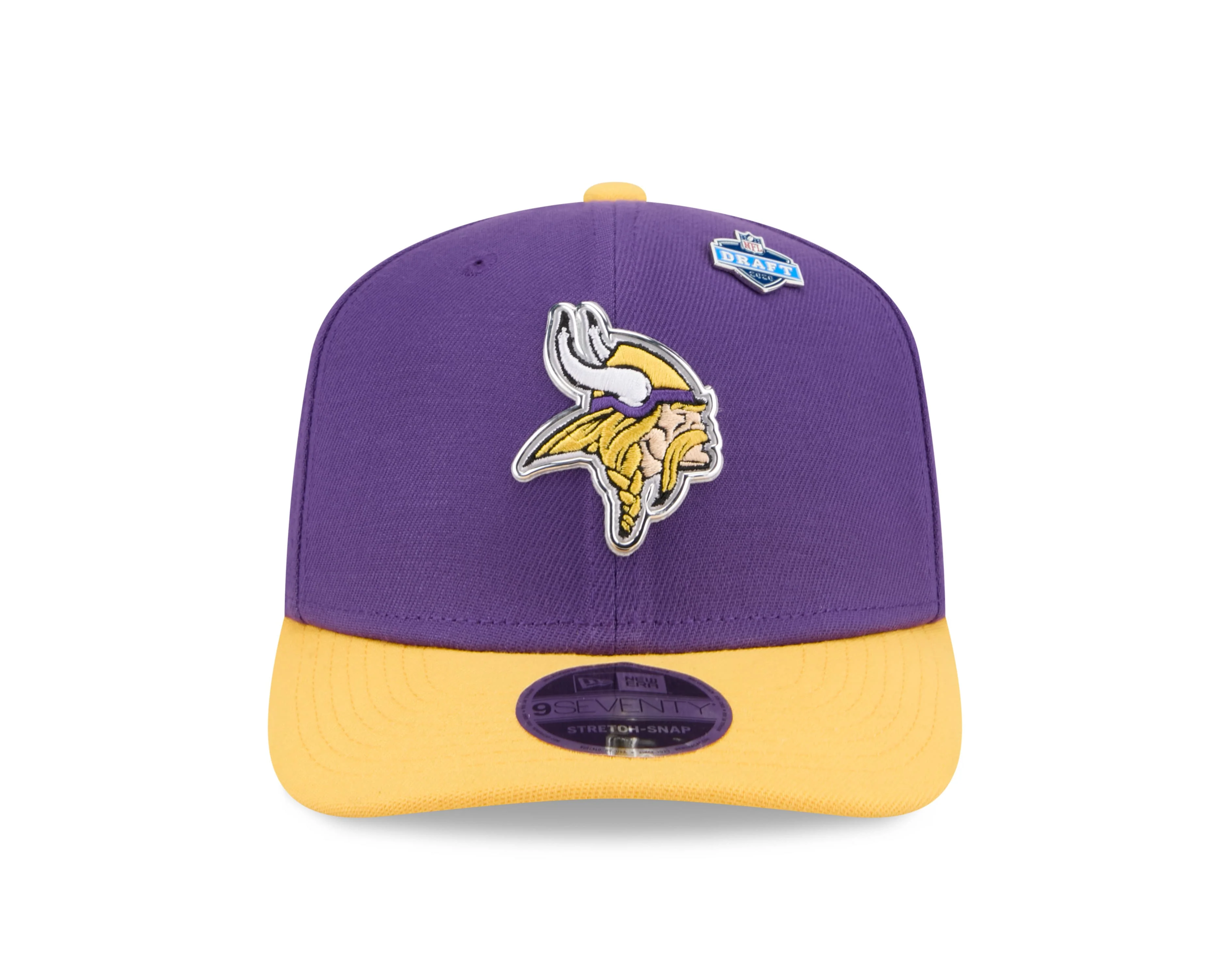Adult Minnesota Vikings New Era Team Color 2026 NFL Draft 9SEVENTY Stretch Snap Adjustable Hat - Men's - Image 3