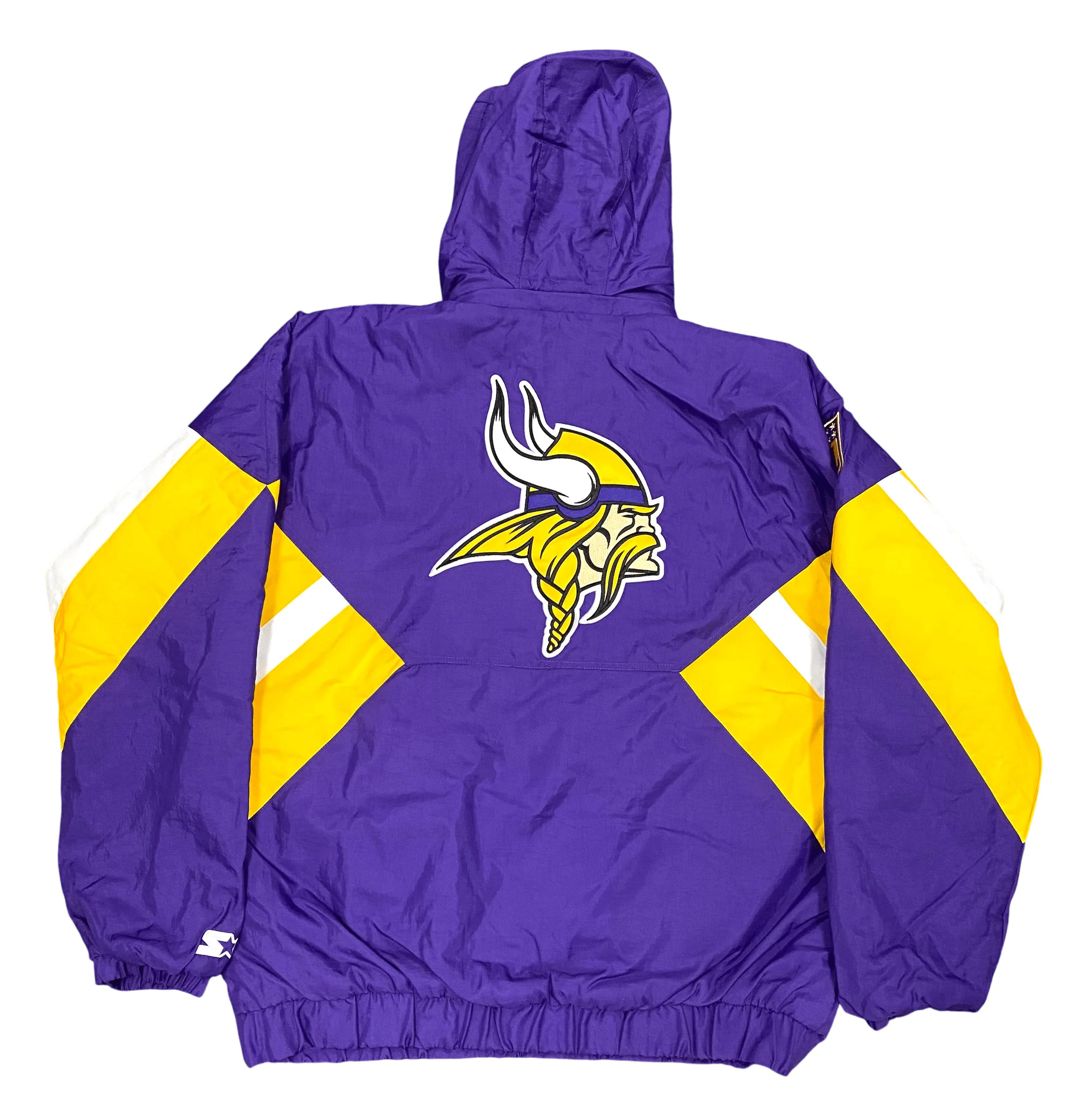 Adult Minnesota Vikings Starter Purple Line Up Pullover Jacket - Men's - Image 2