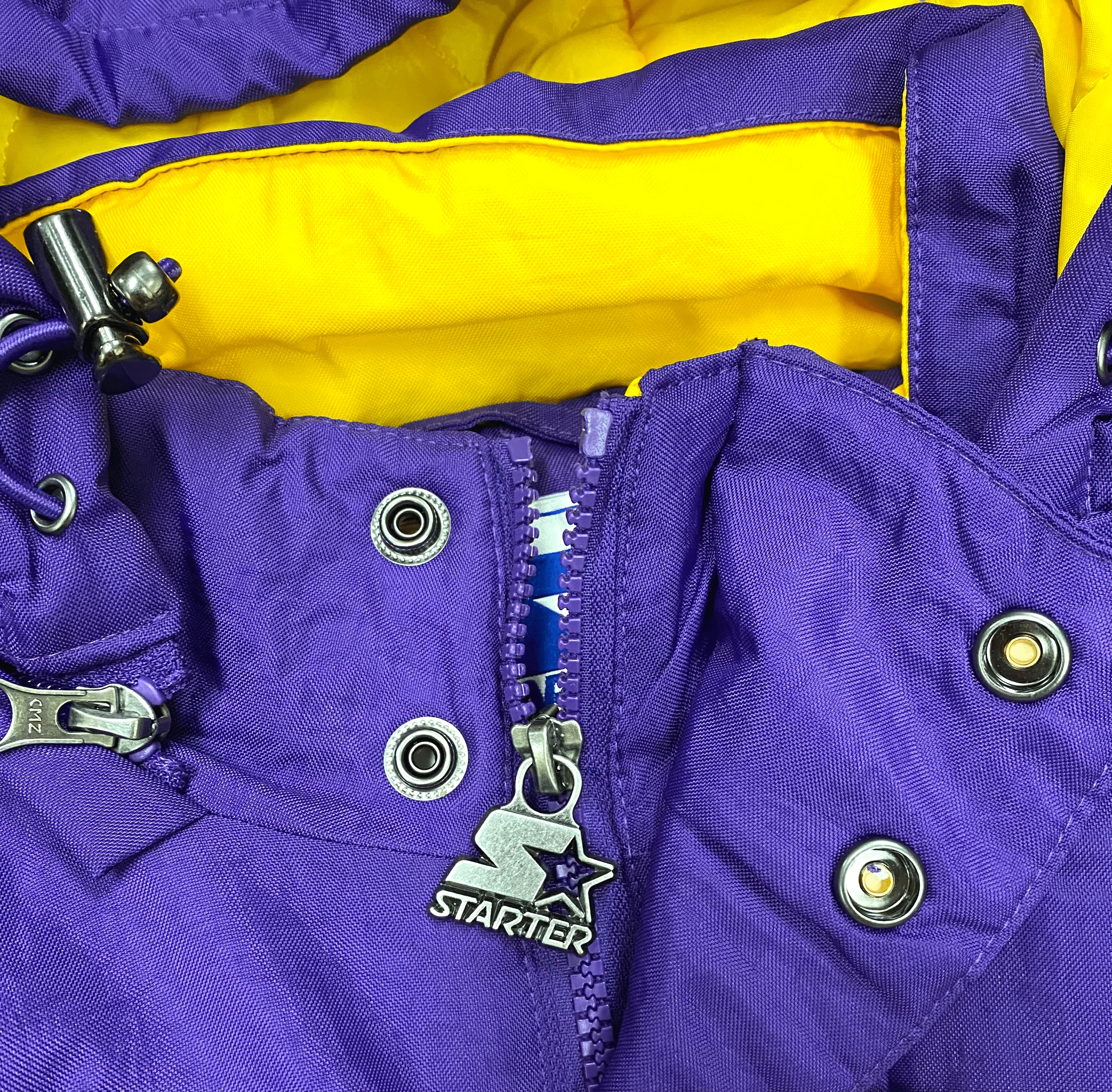 Adult Minnesota Vikings Starter Purple Line Up Pullover Jacket - Men's - Image 7
