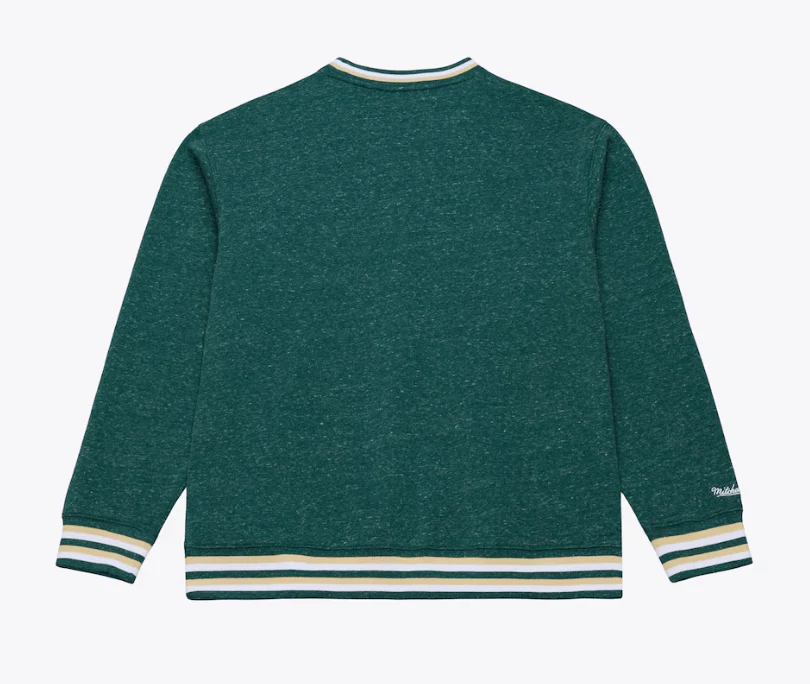 Adult Minnesota Wild Mitchell & Ness Green Winning Streak Fleece Crewneck Sweatshirt - Men's - Image 2