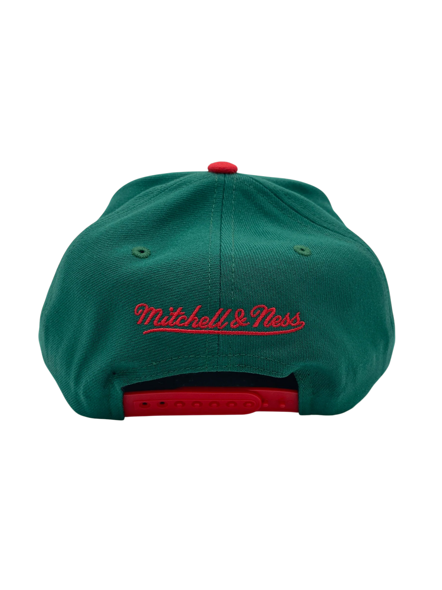 Adult Minnesota Wild Mitchell & Ness Green 2 Tone Snapback Hat - Men's - Image 3