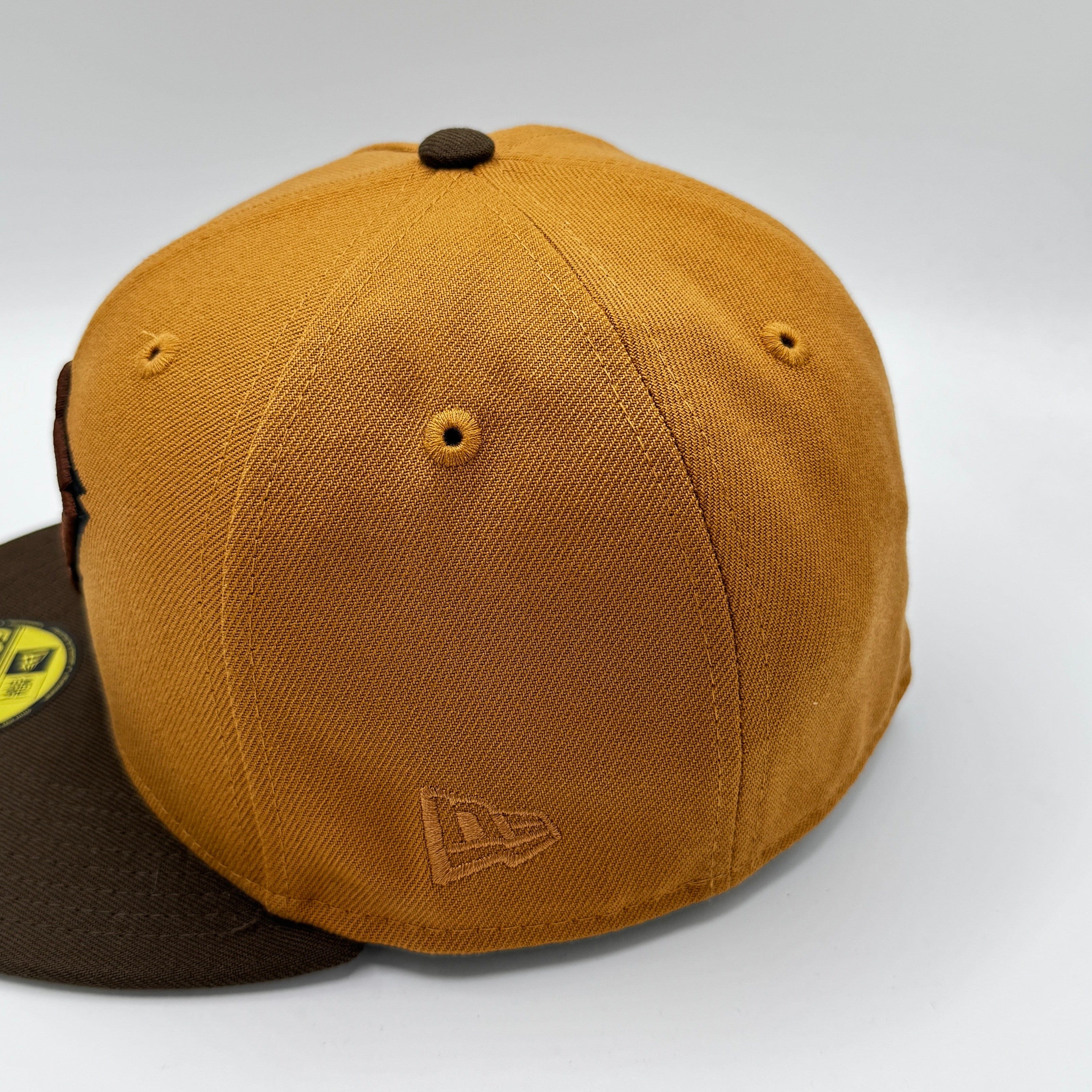 Adult Minnesota Wild New Era 2 Tone Brown Custom Side Patch 59FIFTY Fitted Hat - Men's - Image 4