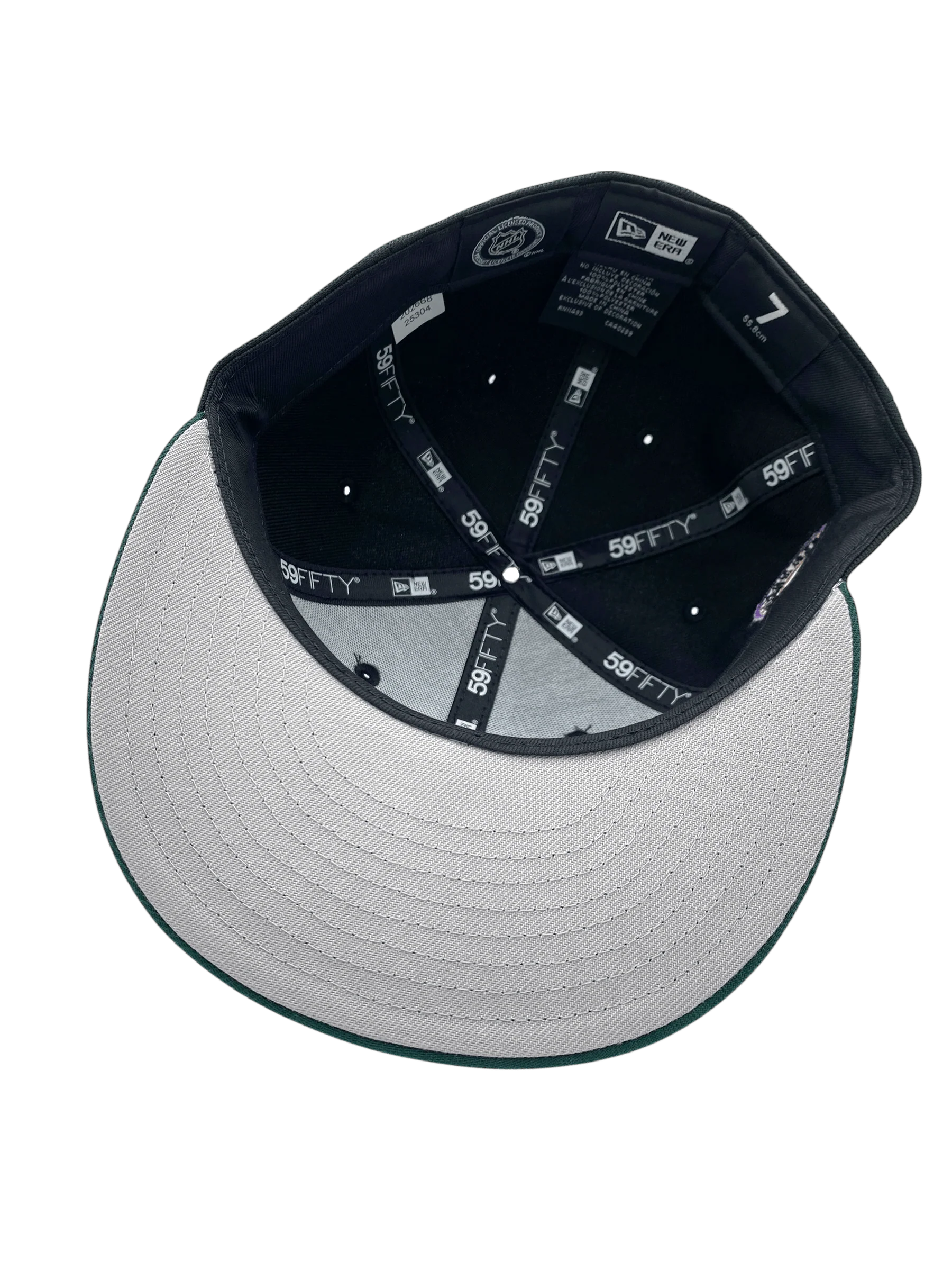 Adult Minnesota Wild New Era Black/Green GG Custom 59FIFTY Fitted Hat - Men's - Image 4
