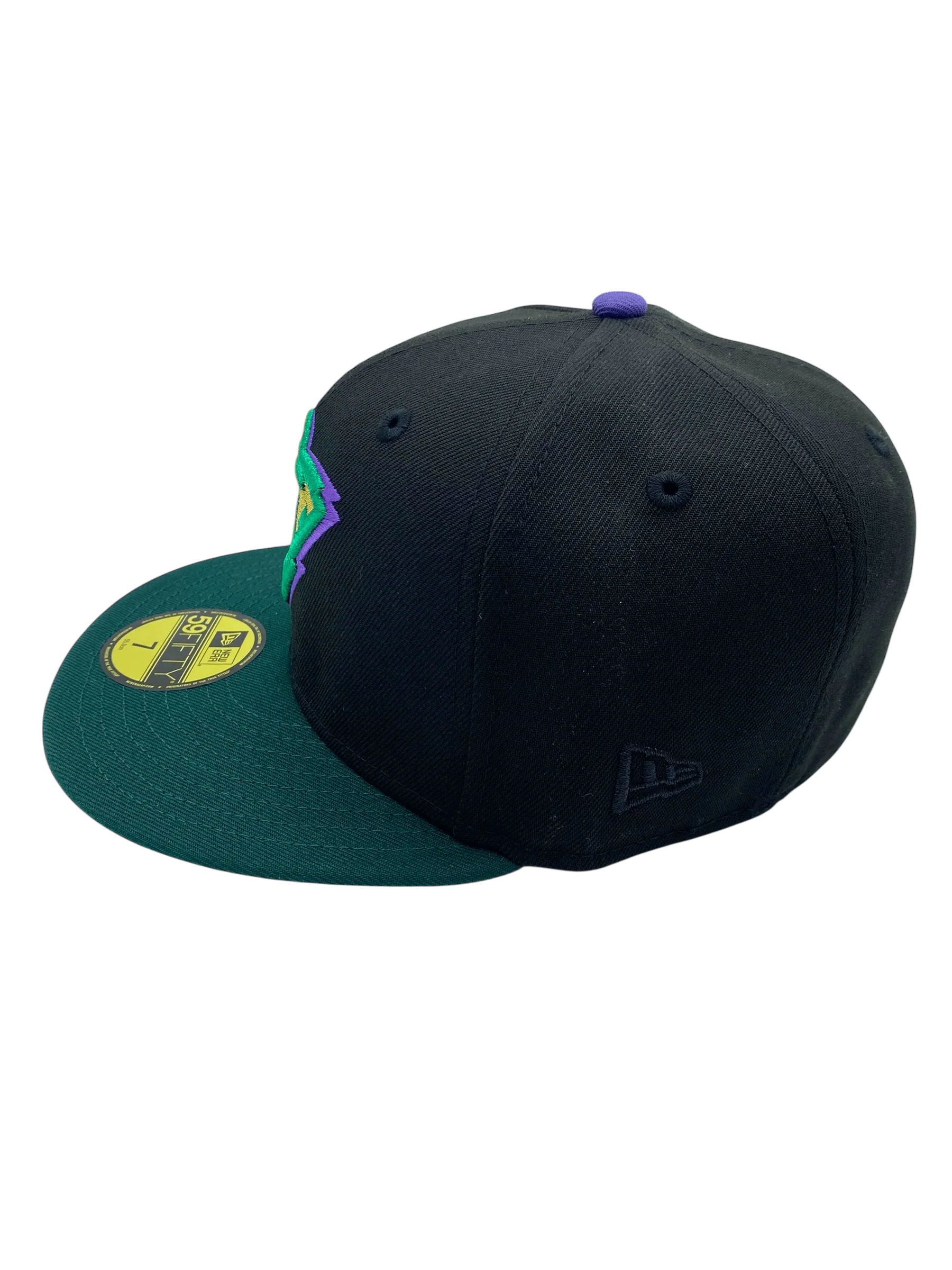 Adult Minnesota Wild New Era Black/Green GG Custom 59FIFTY Fitted Hat - Men's - Image 7
