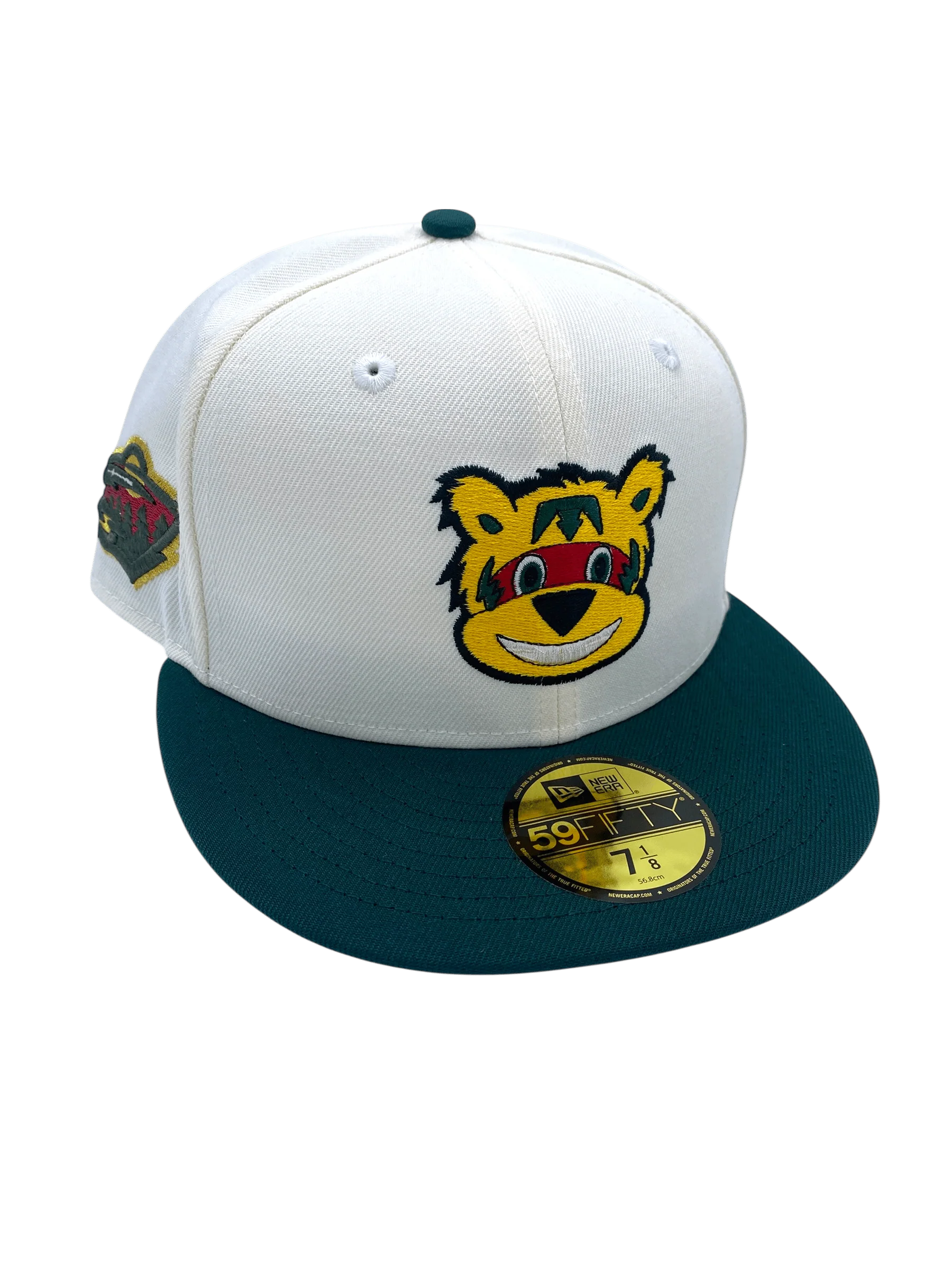 Adult Minnesota Wild New Era Chrome/Green Nordy Custom Side Patch 59FIFTY Fitted Hat - Men's