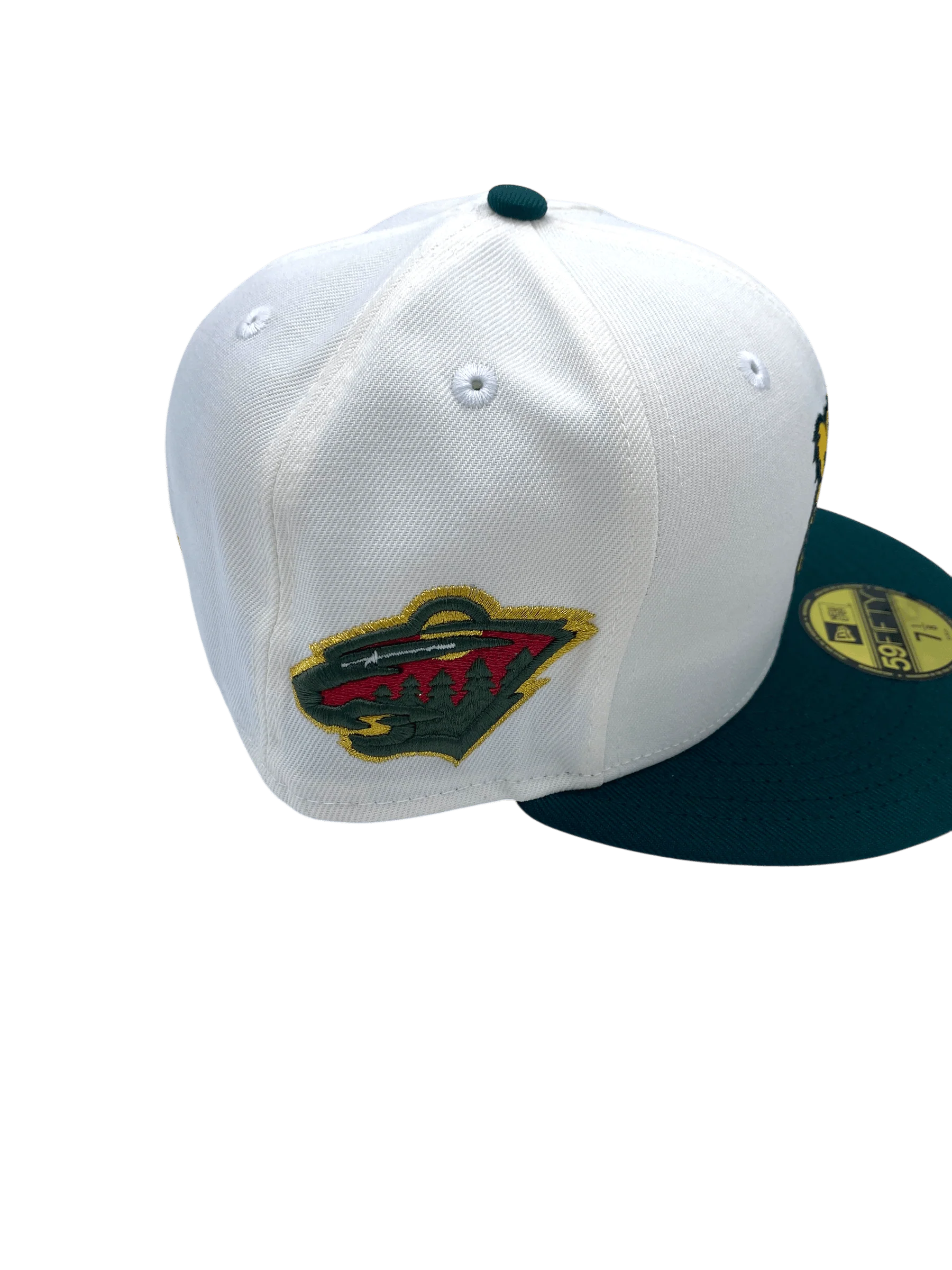 Adult Minnesota Wild New Era Chrome/Green Nordy Custom Side Patch 59FIFTY Fitted Hat - Men's - Image 2