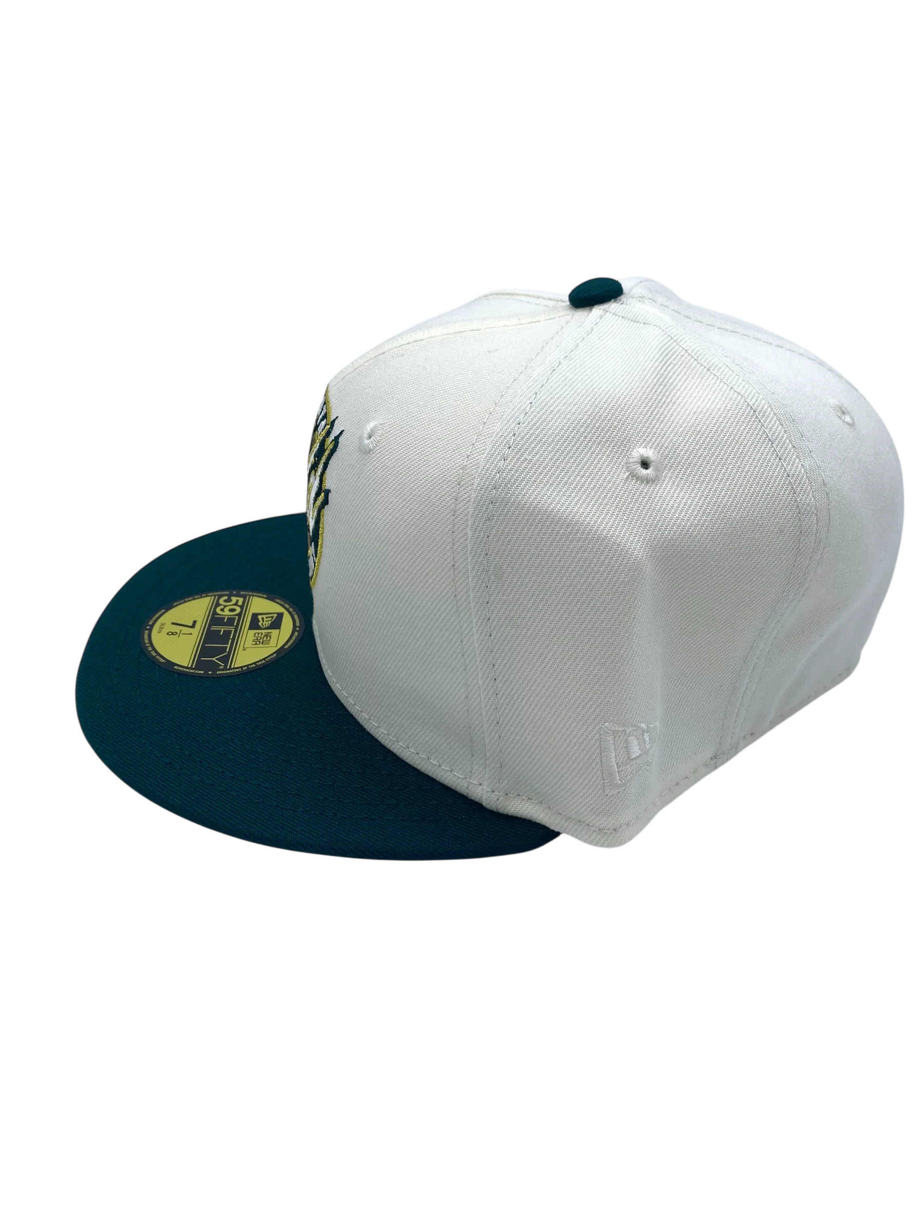 Adult Minnesota Wild New Era Chrome/Green Vintage Script Custom Side Patch 59FIFTY Fitted Hat - Men's - Image 7