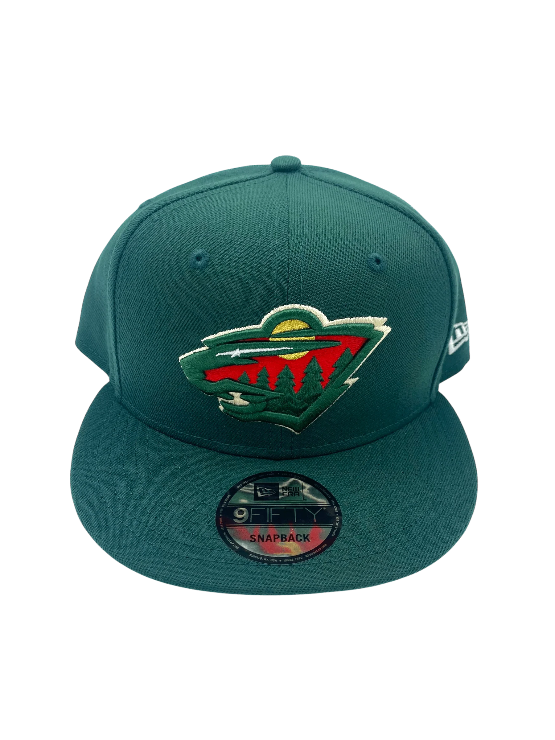 Adult Minnesota Wild New Era Green NHL 9FIFTY Snapback Hat - Men's - Image 4