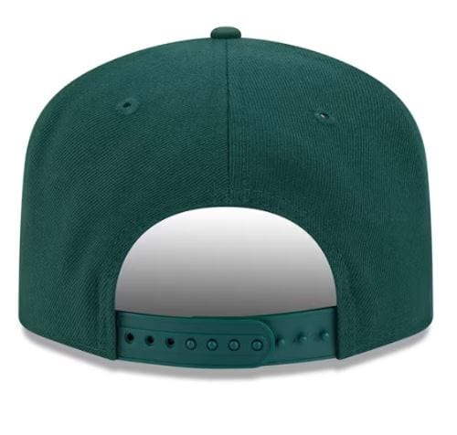 Adult Minnesota Wild New Era Green Script A-Frame 9FIFTY Adjustable Snapback Hat- Men's - Image 2