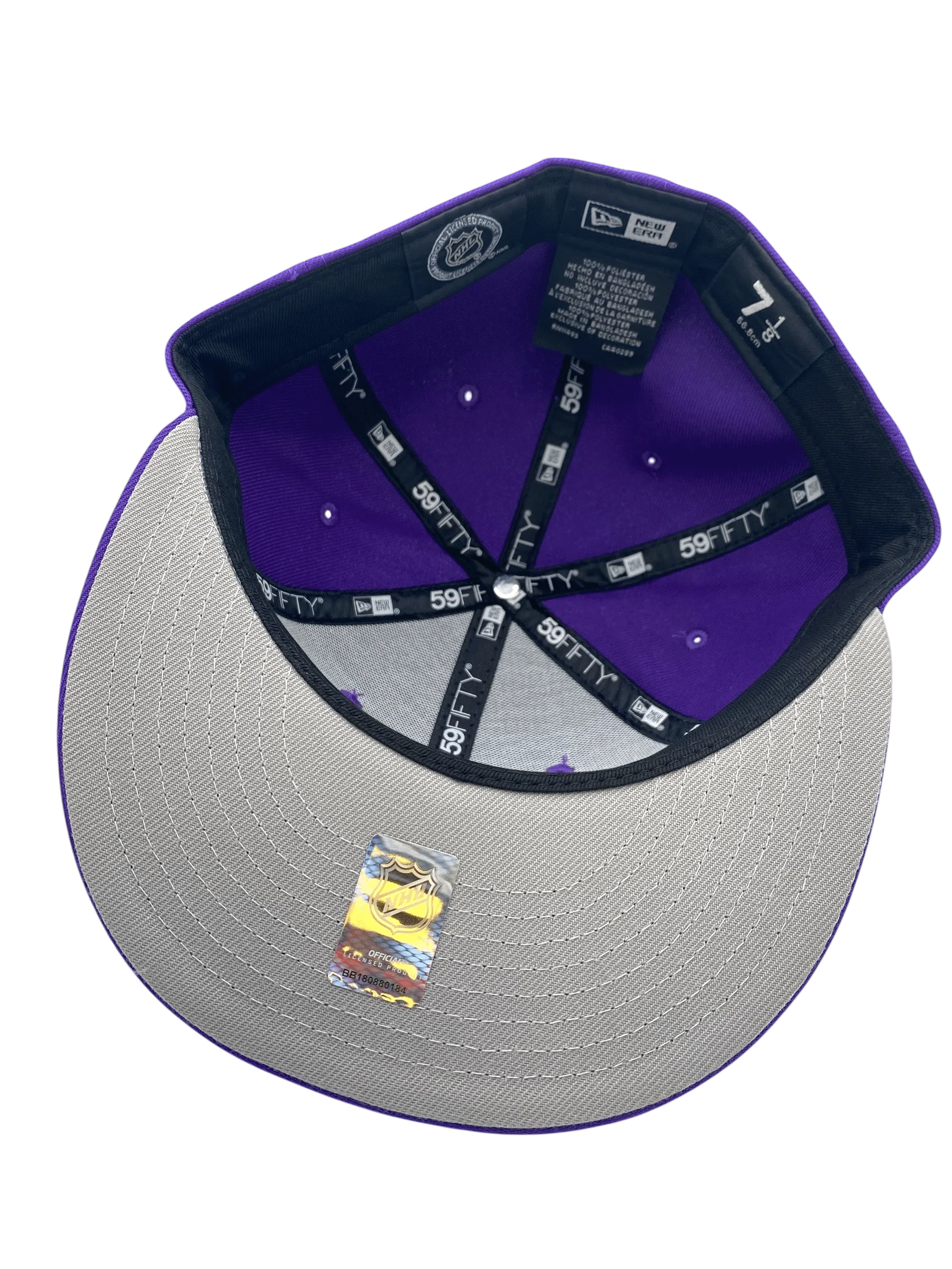 Adult Minnesota Wild New Era Purple Frost Custom 59FIFTY Fitted Hat - Men's - Image 3