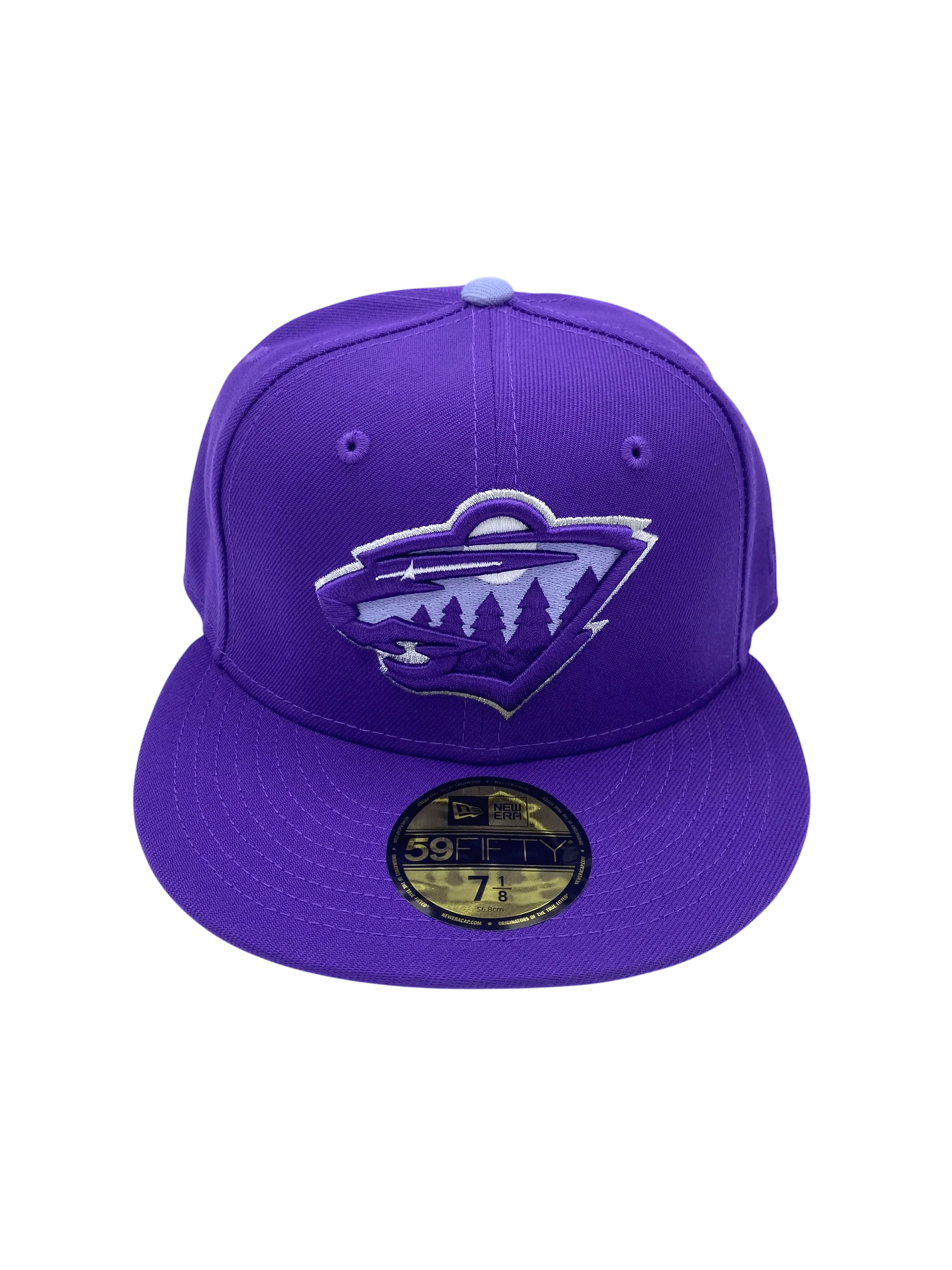 Adult Minnesota Wild New Era Purple Frost Custom 59FIFTY Fitted Hat - Men's - Image 4