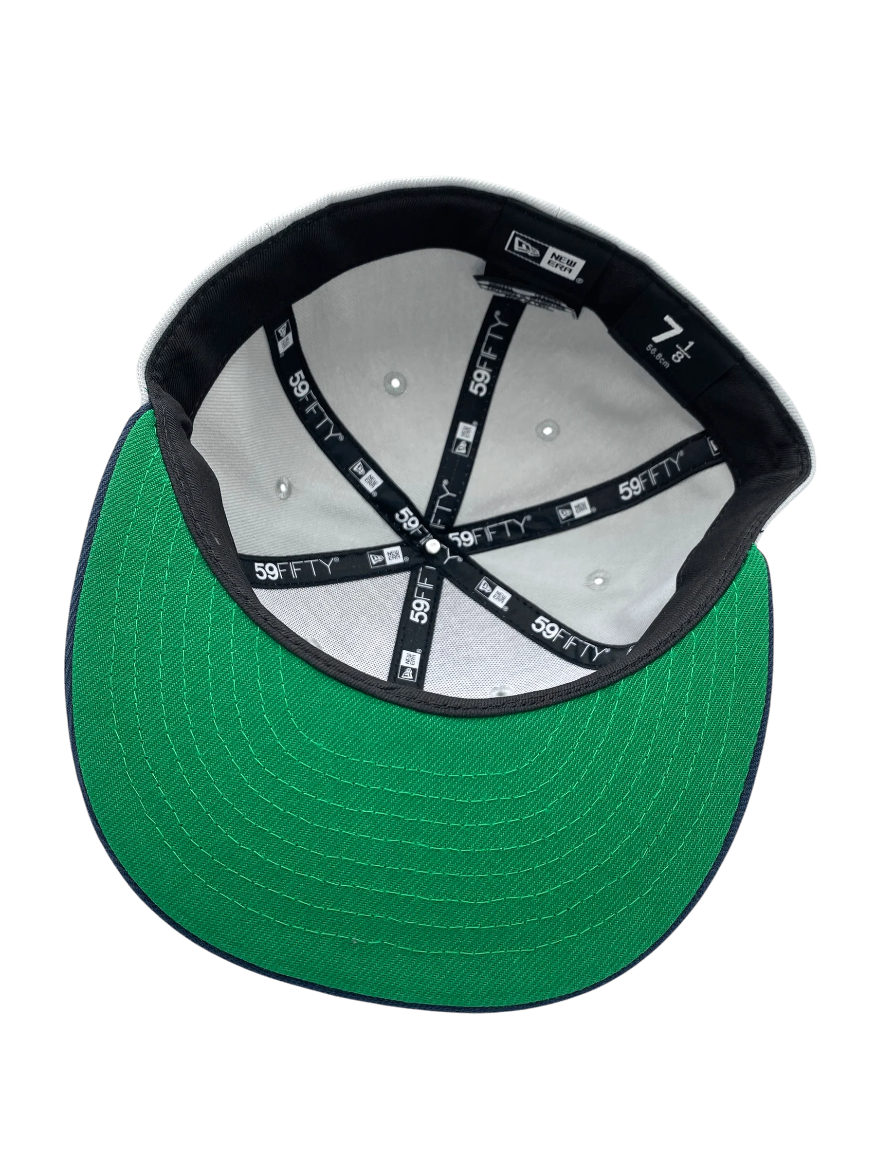 Adult Nashville Predators New Era Gray/Navy Custom Side Patch 59FIFTY Fitted Hat - Men's - Image 2