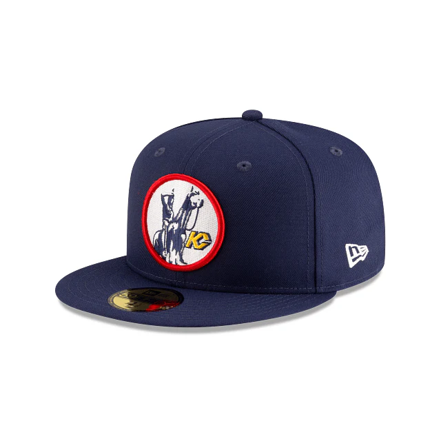 Adult Kansas City Scouts New Era Navy 59FIFTY Vintage Fitted Hat - Men's