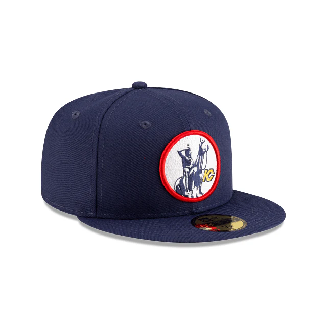 Adult Kansas City Scouts New Era Navy 59FIFTY Vintage Fitted Hat - Men's - Image 3
