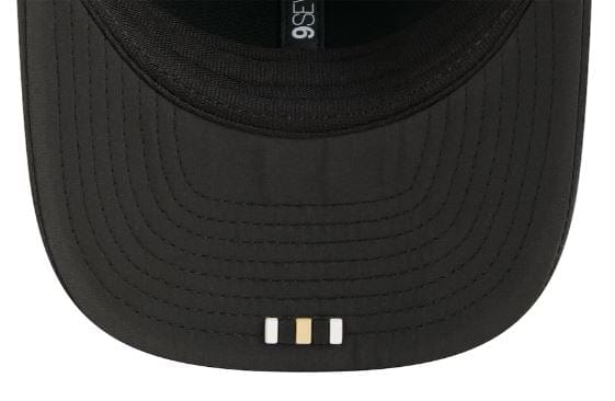 Adult New Orleans Saints New Era Black 2025 NFL Sideline 9SEVENTY Adjustable Trucker Hat - Men's - Image 3