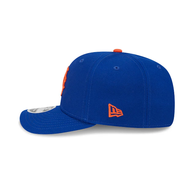 Adult New York Mets New Era Blue Replica Team Logo 9SEVENTY Stretch-Snapback Hat - Men's - Image 4