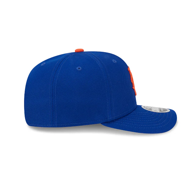 Adult New York Mets New Era Blue Replica Team Logo 9SEVENTY Stretch-Snapback Hat - Men's - Image 5