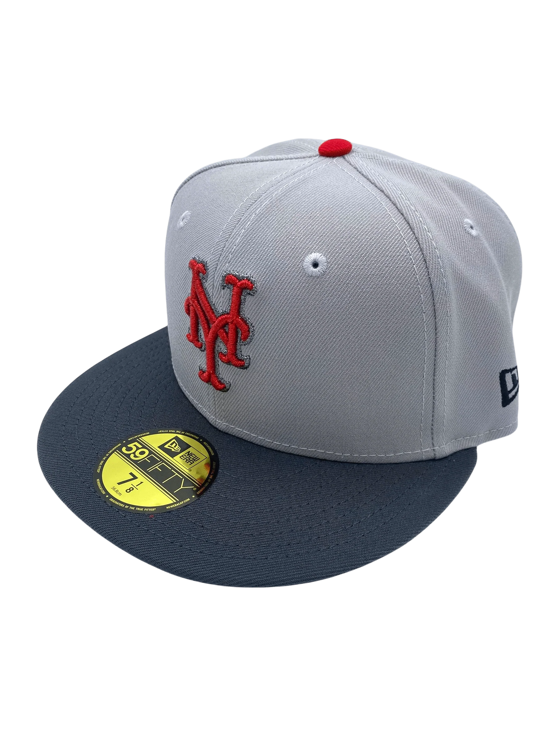 Adult New York Mets New Era Gray 50th Anniversary Side Patch 59FIFTY Fitted Hat - Men's - Image 5