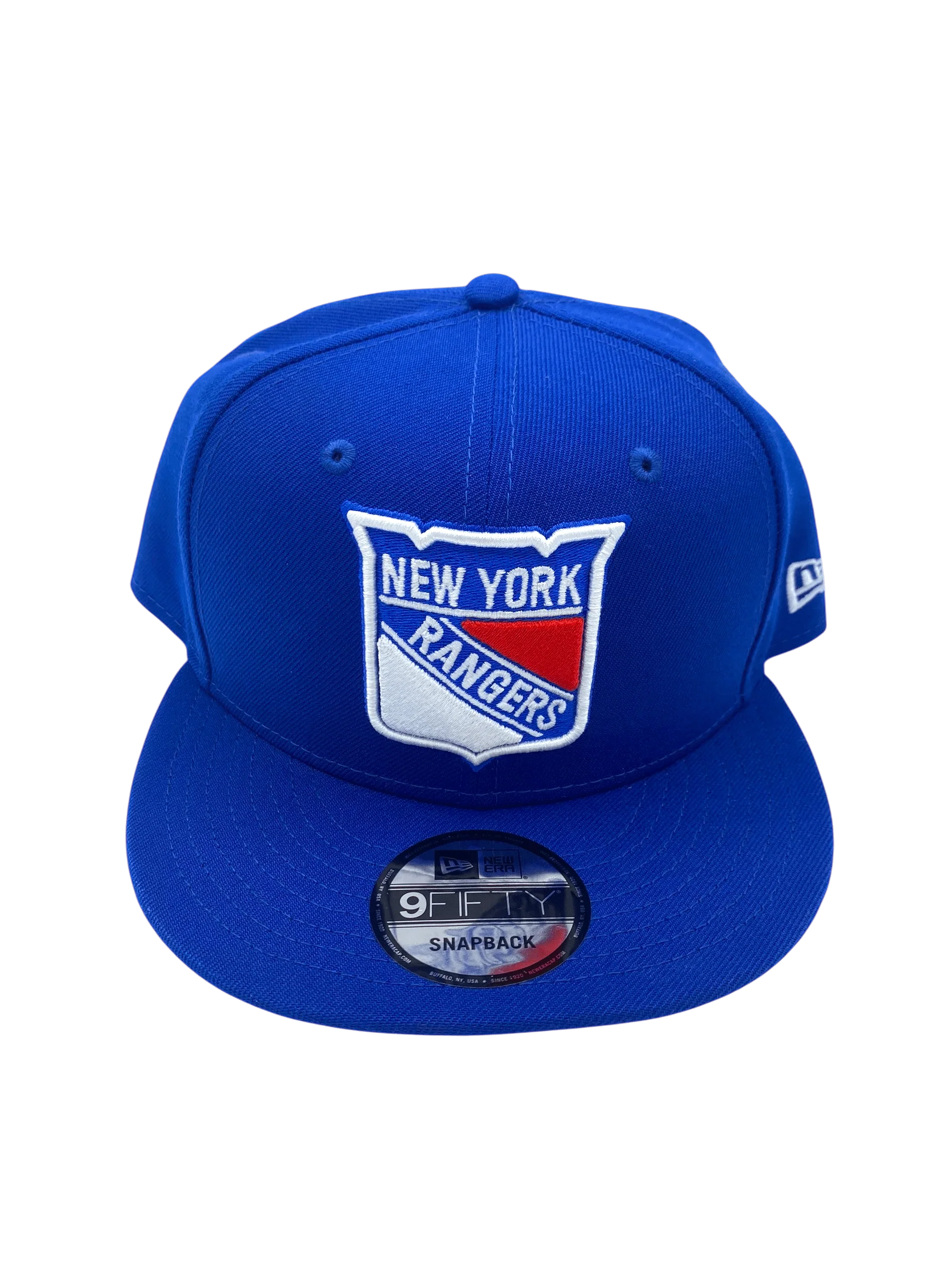 Adult New York Rangers New Era Blue NHL 9FIFTY Snapback Hat - Men's - Image 4