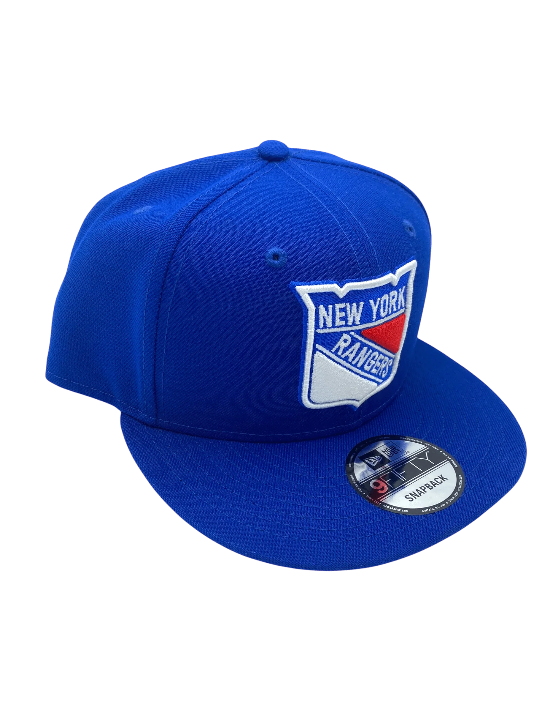 Adult New York Rangers New Era Blue NHL 9FIFTY Snapback Hat - Men's - Image 5