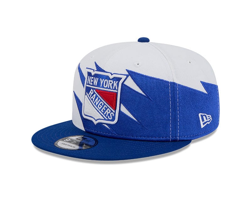 Adult New York Rangers New Era Blue NHL Jagged 9FIFTY Snapback Hat - Men's