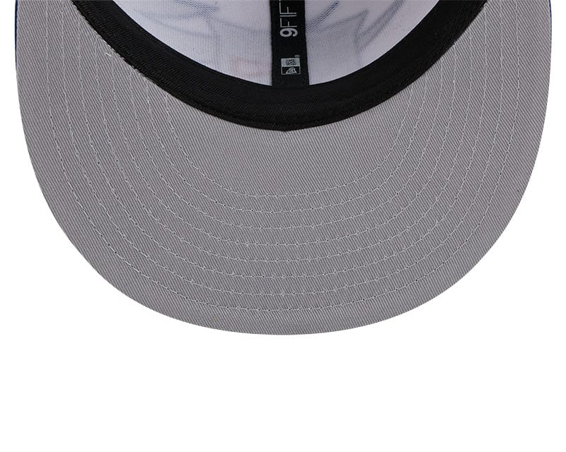 Adult New York Rangers New Era Blue NHL Jagged 9FIFTY Snapback Hat - Men's - Image 3