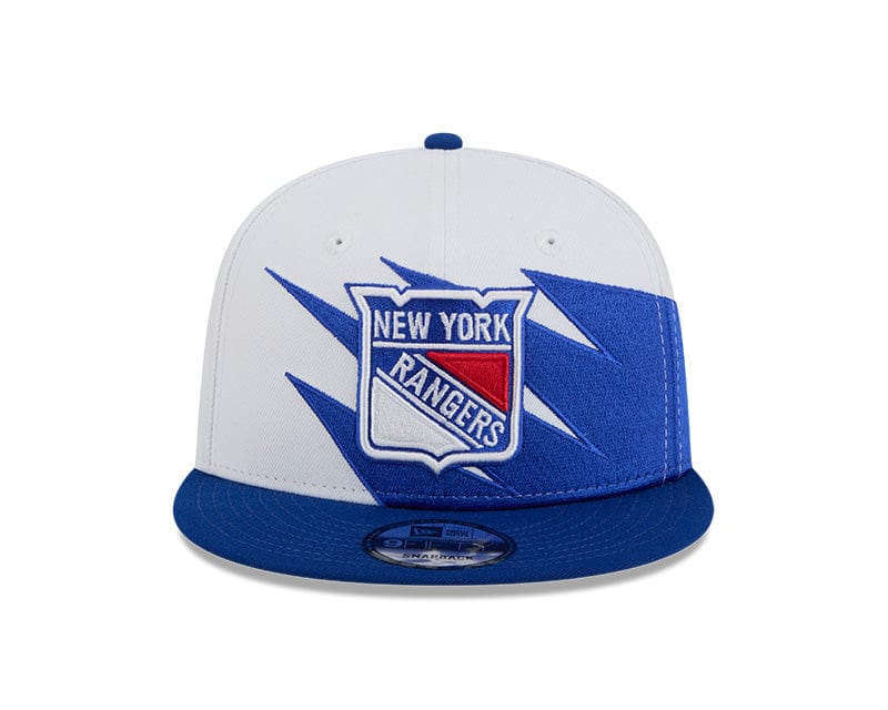 Adult New York Rangers New Era Blue NHL Jagged 9FIFTY Snapback Hat - Men's - Image 5