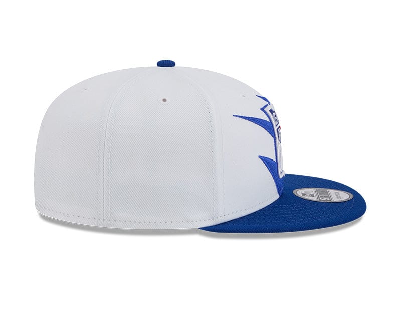 Adult New York Rangers New Era Blue NHL Jagged 9FIFTY Snapback Hat - Men's - Image 7