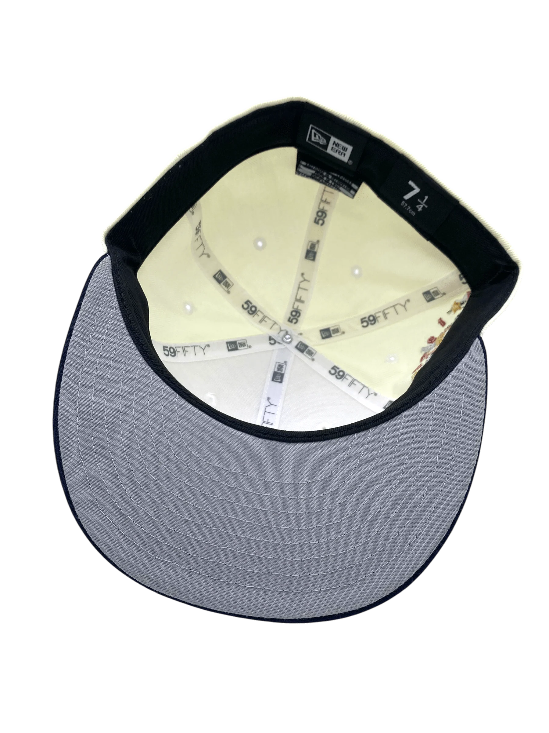 Adult New York Rangers New Era Chrome Retro Script Custom Side Patch 59FIFTY Fitted Hat - Men's - Image 3